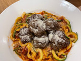 Courgetti and Meatballs