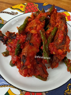 Foto resep Balado pindang tongkol + kacang panjang
