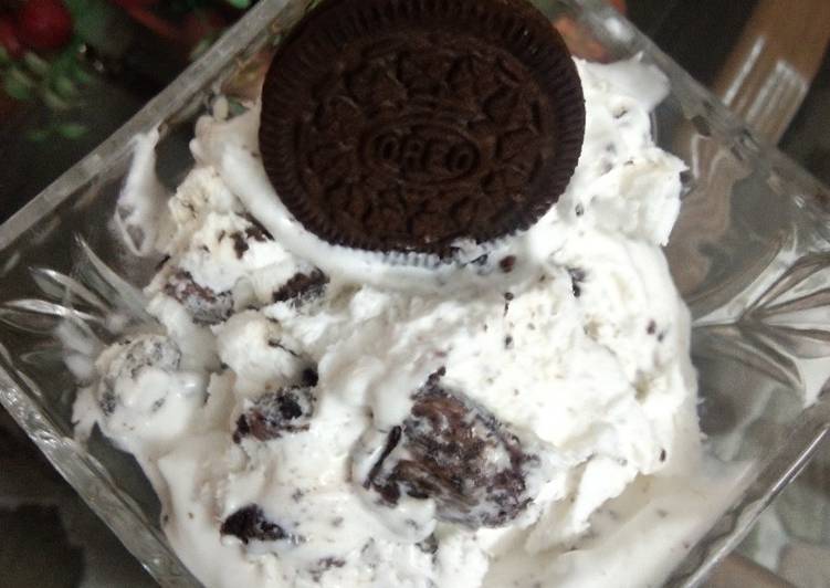 Recipe of Super Quick Homemade Oreo ice cream