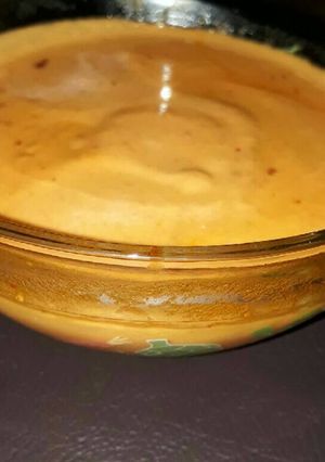 Una foto de Salsa taquera (la famosa de color naranja, es dulce y picosa)