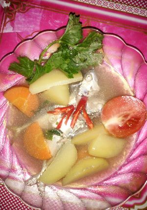 Foto resep Sop kembung fish simple delicious
