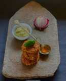 Kasundi o Posto Bora (Bengal Mustard with Poppy Seed Fritters)