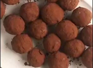 Una foto de Trufas de chocolate