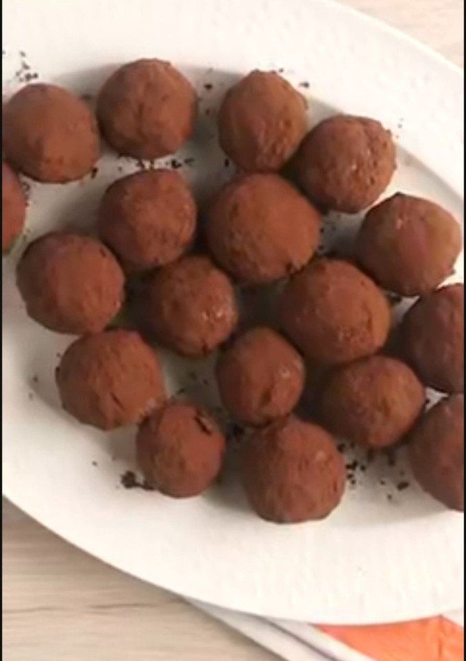 Una foto de Trufas de chocolate