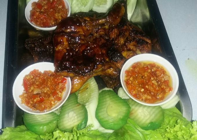 Ayam bakar pedas manis