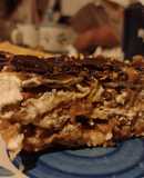 Torta de galleta y manjar