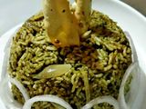 पालक पुलाव (Palak pullav recipe in hindi)