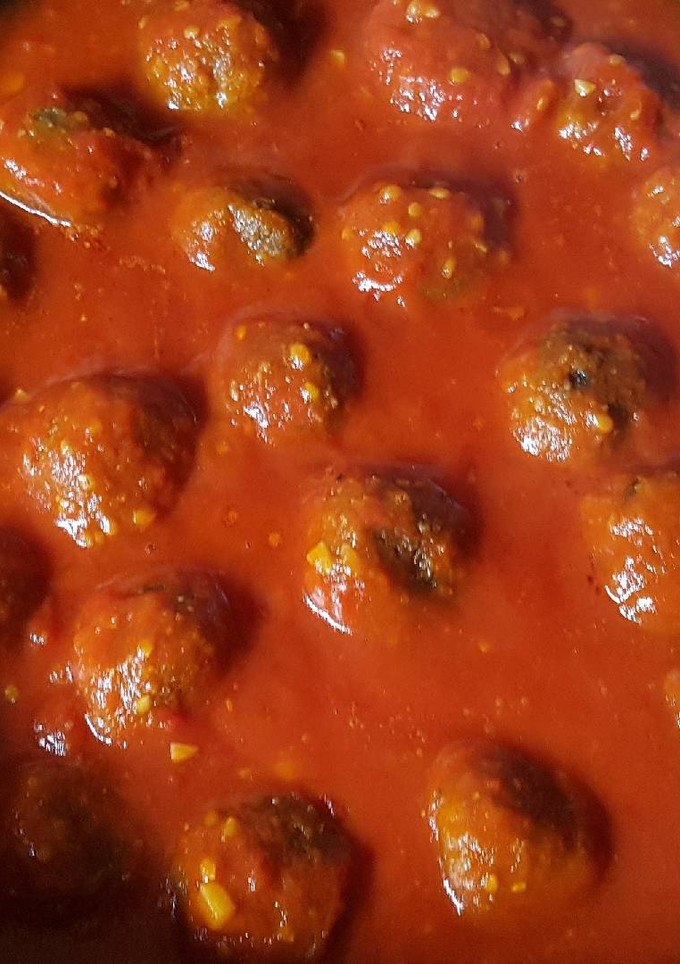 Una foto de Albóndigas de Berenjena