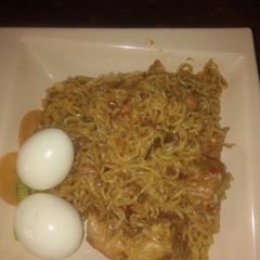 Chicken stock noodles #kitchenhuntchallenge A picture of Chicken stock noodles #kitchenhuntchallenge.