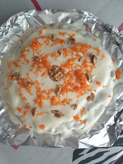 Una foto de Tarta de zanahoria