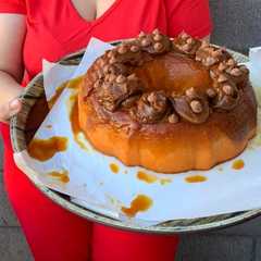 Una foto de BUDÍN DE PAN CON FIGACITAS DE MANTECA ‼😀🙌