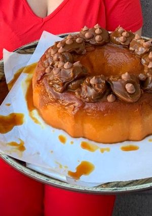 Una foto de BUDÍN DE PAN CON FIGACITAS DE MANTECA ‼😀🙌