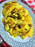 Filetes de pechuga de pollo al limón y curry amarillo hingú