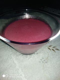 Una foto de Mousse de cereza