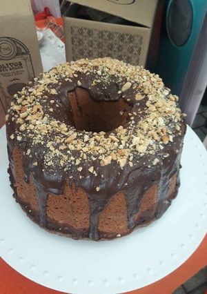 Una foto de 1.2.3.4 marmolada y cubierta de chocolate