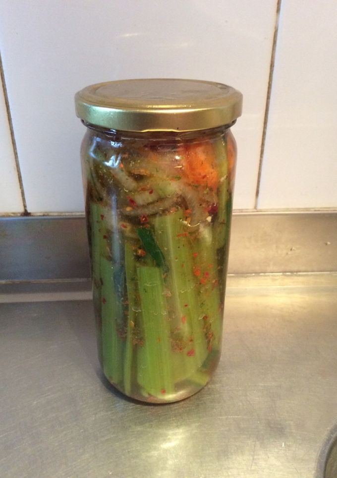 Una foto de Pencas al escabeche