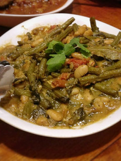 A picture of Green Bean & Cannelini Bean Side Curry (Vegan/Vegetarian).