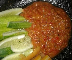 Mudahnya Menyajikan Sambel pecel lele Yummy Mantul