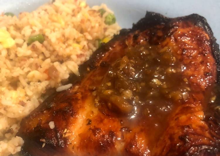 Honey Glazed Baked Salmon