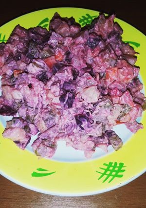 Фото Салат "Душечка"🍜.