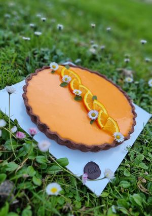 Foto di Crostata moderna all'arancia 🍊