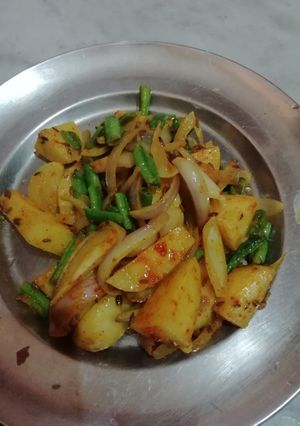 आलू फली सब्जी (Aloo fali sabji recipe in hindi) रेसिपी मुख्य फोटो