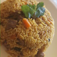 A picture of Soya biryani.