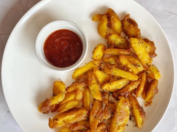 How To Make Crispy garlic potato wedges which Delicious