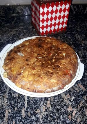 Una foto de Tortilla de papas con chorizo