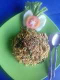 Mie Goreng pedas bunga sawi ala nona cunong