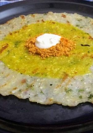 A picture of Cabbage paratha Roti.