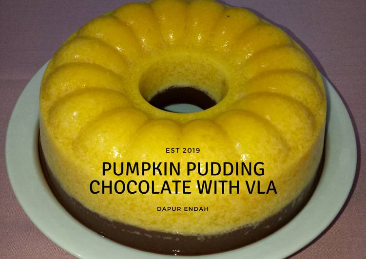 Cara Memasak Pumpkin Pudding Chocolate With Vla Yang Renyah
