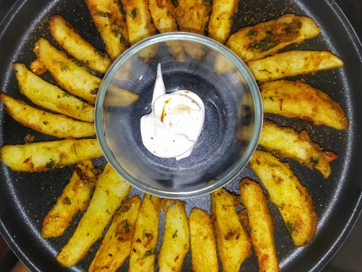 Easy Way Make Crispy potato wedges which Delicious