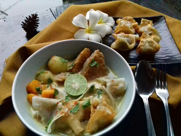 Cara Gampang Membuat Batagor Aci Kuah Kari, Lezat Sekali