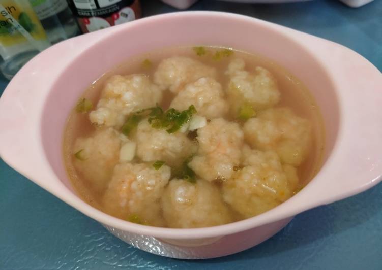 Resep Bakso udang kriwil, Bikin Ngiler