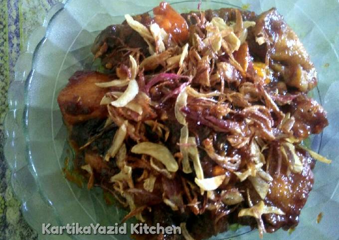 Resep buat Krengsengan ayam, tahu, kentang #BikinRamadanBerkesan dijamin sempurna