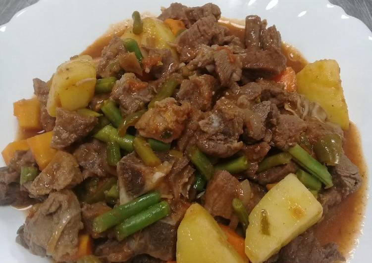 Recipe of Super Quick Homemade Beef stew