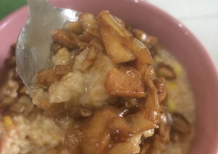 Bagaimana Membuat Bubur ayam oatmeal yang Bisa Manjain Lidah