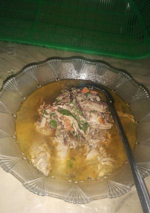 Foto resep Ikan tongkol asap santan kemangi