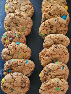 Une photo de Cookies au m&m's
