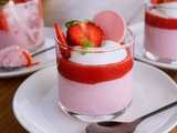 strawberry pudding