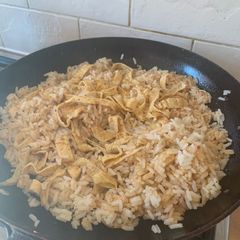 Egg fried rice (my version) A picture of Egg fried rice (my version).