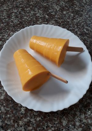 Una foto de Paletas de mango