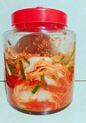 Hình của món Kim chi chuẩn vị Hàn Quốc #bepvang.