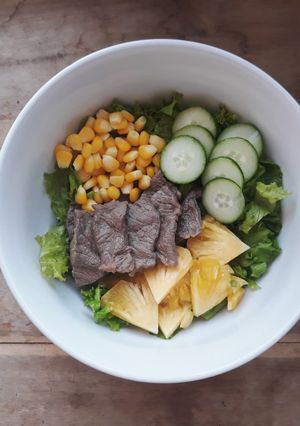 Hình của món Salad bò.