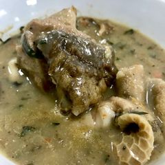 A picture of Nsala soup.