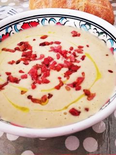 Una foto de Gazpacho de melón