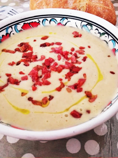 Una foto de Gazpacho de melón