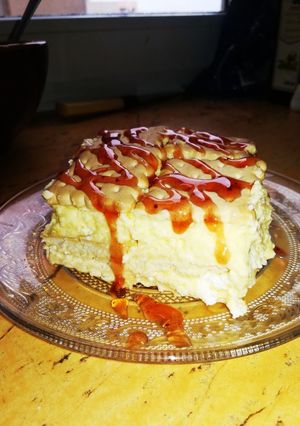 Pudingkrémes szelet recept fotója