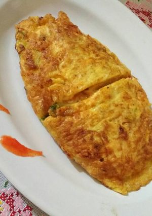 Foto resep Telur dadar keju
